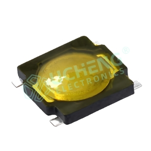 4.5mm×4.5mm表面覆薄膜（立式贴片）轻触开关