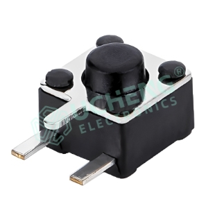 4.5mm×4.5mm边三脚（卧式插件）轻触开关