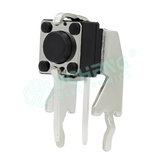 14.3mm×7.5mm加高支架（卧式插件）轻触开关