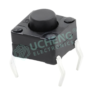 6.0mm×6.0mm防尘防水IP67 四脚（立式插件）轻触开关