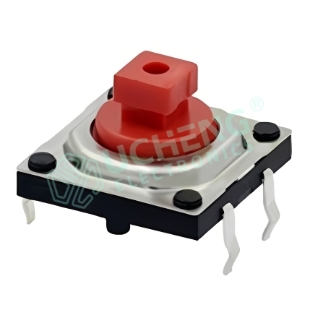 12mm×12mm方柄超长寿命（立式插件）轻触开关