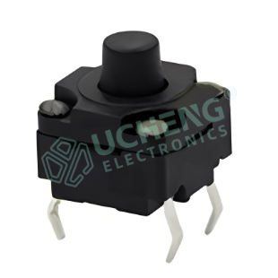 8.0mm×8.0mm防尘防水IP67 四脚（立式插件）轻触开关