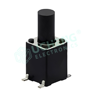 6.0mm×6.0mm加高底座型 四脚（立式贴片）轻触开关