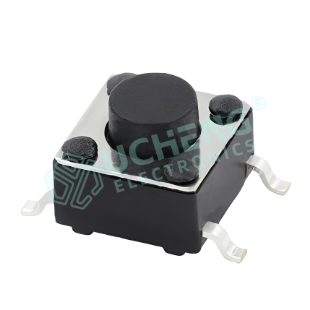 6mm×6mm四脚（立式贴片）轻触开关