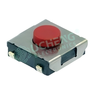 6.2mm×6.4mmU型脚 四脚（立式贴片）轻触开关