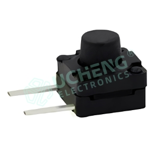 6.2mm×6.2mm防尘防水IP67 边两脚（卧式插件）轻触开关