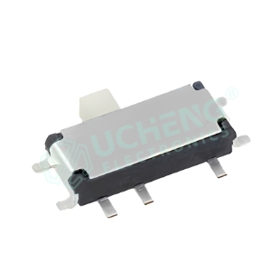 6.6×2.7×1.4mm侧拨 七脚（卧式贴片）拨动开关