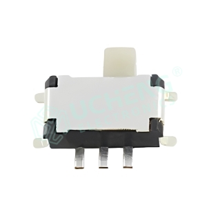 5.0×2.75×1.4mm小体积 侧拨 七脚（卧式贴片）拨动开关