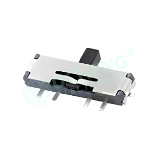 9.7×2.7×1.4mm侧拨 六脚（卧式贴片）拨动开关