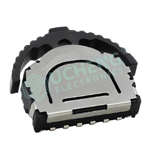 11.80mm × 11.60mm SMD 3-position scroll wheel multi-function switch