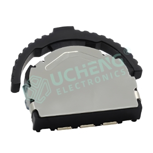 12.40mm × 11.80mm SMD 3-position scroll wheel multi-function switch