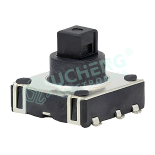 10.00mm × 10.00mm SMD 5-way multi-directional multi-function switch