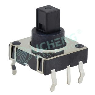 10.00mm × 10.00mm through-hole 5-direction multi-function switch (Up/Down/Left/Right/Center)