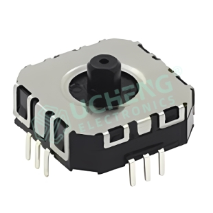 17.5mm × 17.5mm Through-hole Multi-function Joystick Switch