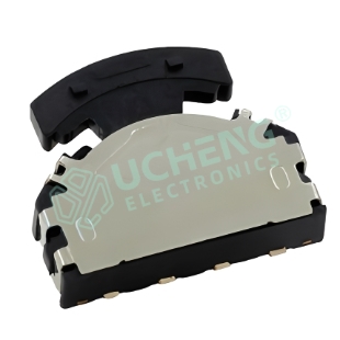 9.50mm × 8.25mm SMD top-middle-bottom rotary wheel multi-function switch