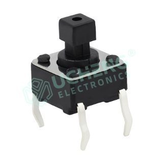 6×6mm 4-pin square stem vertical DIP tact switch