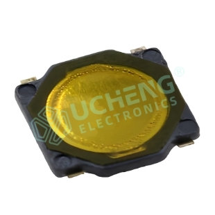 3.7×3.7mm U-pin ultra-thin vertical SMD tact switch