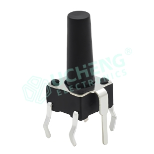 6×6mm 5-pin vertical DIP tact switch