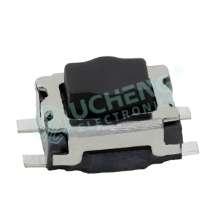 3.0×3.5mm 4-pin cross pattern vertical SMD tact switch
