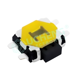 3.5×4.7mm 4-pin submerged vertical SMD tact switch
