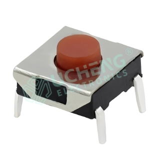 6.2×6.4mm 4-pin straight pin vertical DIP tact switch