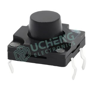 12.0×12.0mm IP67 4-pin vertical DIP tact switch