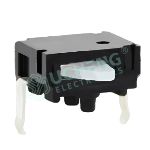 6.3×4.9mm 2-Pin Horizontal DIP Detection Switch, Leaf Spring Type