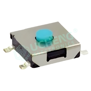 6.2×6.4mm Vertical SMD Tact Switch with Small Silicone Button