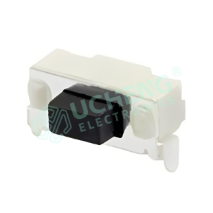 2.6×5.75mm Tact Switch with Fixing Legs, Side Press, Horizontal SMD