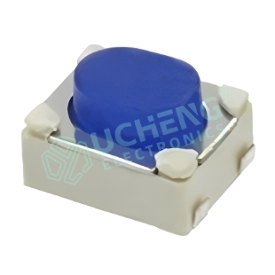 3.25×4.2mm Tact Switch with Silicone Button, 4-Pin, Vertical SMD