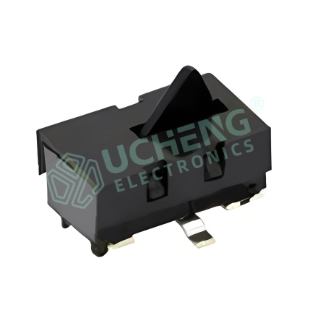 6.5×4.0mm 3-Pin Vertical SMD Detection Switch, Leaf Spring Type