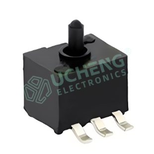 5.0×4.0mm 4-Pin Vertical SMD Detection Switch, Lever Actuator Type