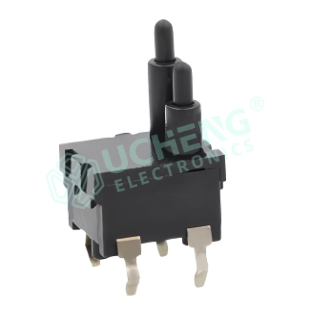 11.2×9.0mm Vertical DIP Detection Switch with Dual Lever Actuator 