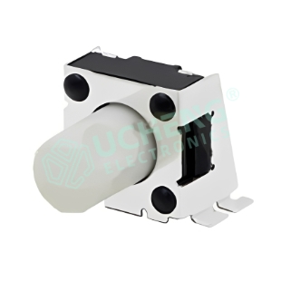 6.2×6.3mm Horizontal SMD Side Actuated Tact Switch with Mounting Bracket