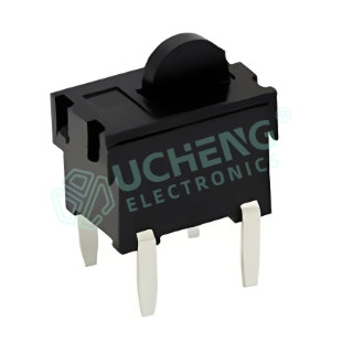 6.55×6.15mm Vertical DIP Detection Switch with Leaf Spring Actuator