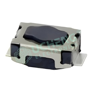 3.0×3.9mm 2-Pin Vertical SMD Tact Switch with Plum Button