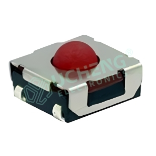 6.5×6.5mm Tact Switch with Dome Button, U-Pin, Vertical SMD