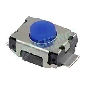 3.0×4.0mm 2-Pin Vertical SMD Tact Switch with Silicone Button