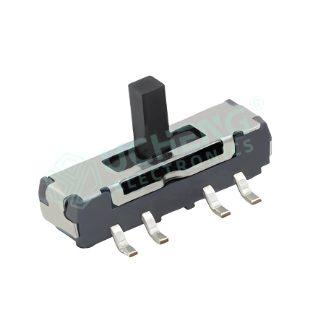 13×3.5×3.5mm Vertical Slide 4-Pin Vertical SMT Slide Switch