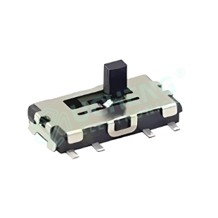 9.9×5.0×1.64mm Front Slide 8-Pin Vertical SMT Slide Switch