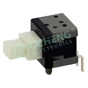 5.8×5.8mm Self-Locking & Non-Locking 3-Pin Horizontal Through-Hole Tact Switch