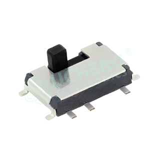 6.7×4.1×1.4mm Front Slide 10-Pin Vertical SMT Slide Switch