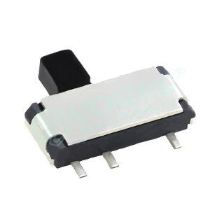 6.7×2.75×1.4mm Thick Handle Side Slide 3-Pin Horizontal SMT Slide Switch