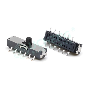 14.9×3.5×3.5mm Front Slide 12-Pin Vertical SMT Slide Switch