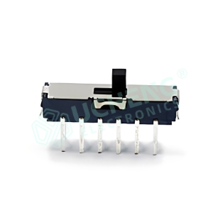 14.9×3.5×3.5mm Front Slide 12-Pin Vertical Through-Hole Slide Switch