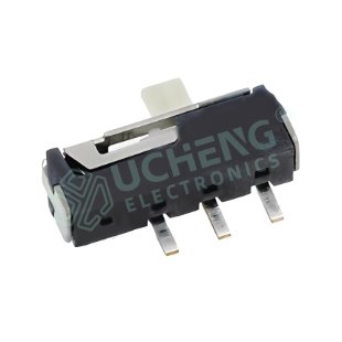 8.8×2.9×2.0mm Left Momentary Side Slide 3-Pin Horizontal SMT Slide Switch