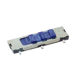 13.5×4.2×1.1mm Ultra-Thin Front Slide 5-Pin Vertical SMT Slide Switch