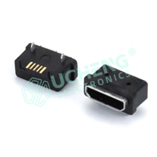 防水Micro 5P 板上5.9两脚插板SMT7.1L