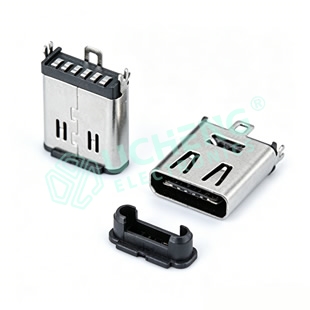 TYPE-C 6P立式贴片SMT10.0/10.50H