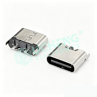 TYPE-C 2P立式直插DIP6.5